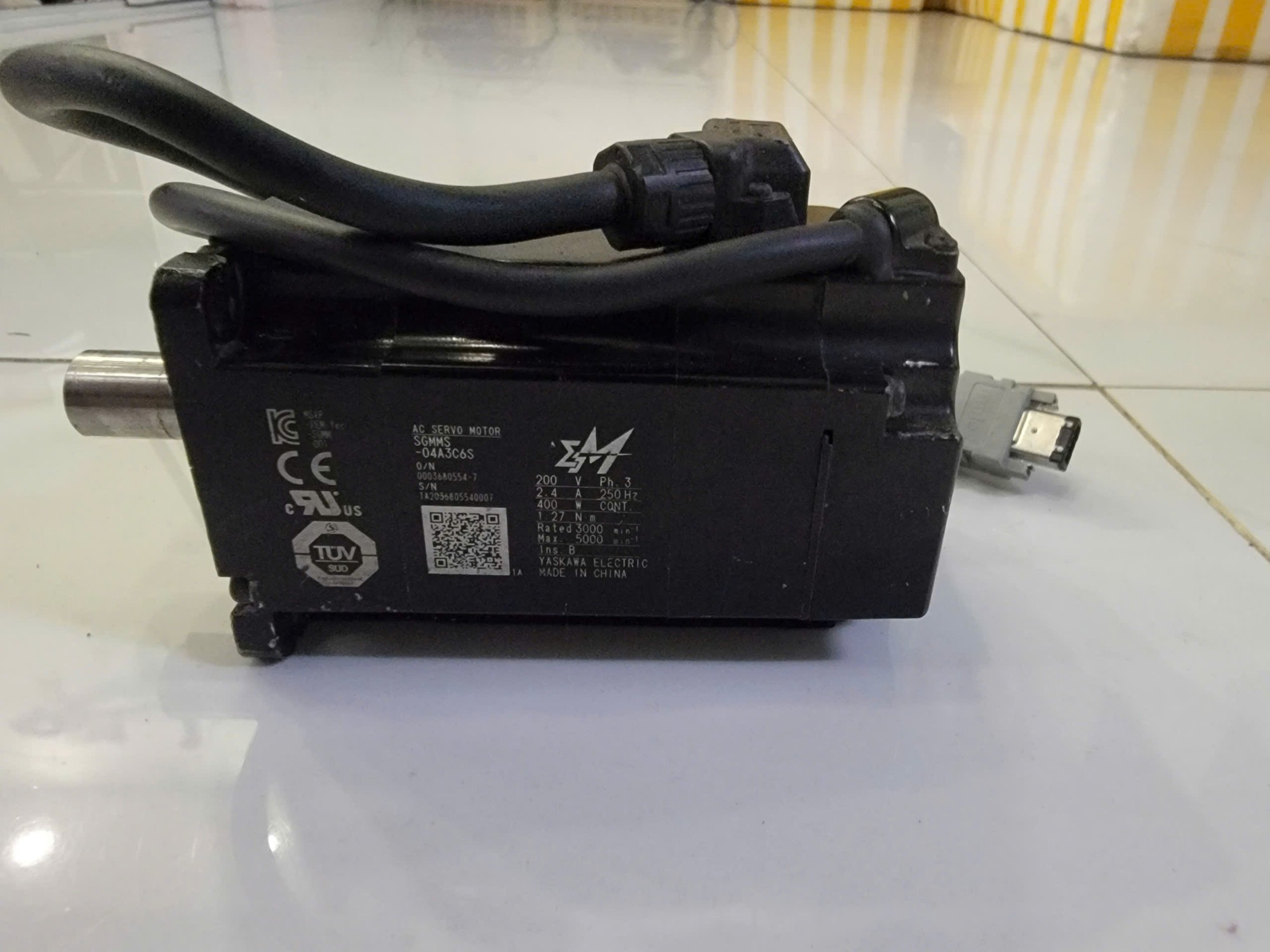 Motor Sigma M SGMMS-04A3C6S 400W